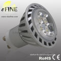 led bulb GU10 dimmable 220V 4X1W high power led spot light aluminium body CE ROHS